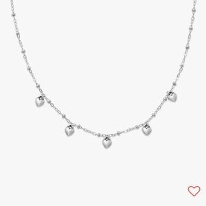 James Avery Sterling Silver Heart Drops Necklace